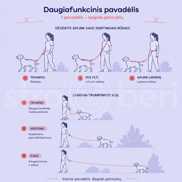 stroberi multi pavadelio naudojimo budai