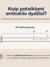 biotano antkaklio ismatavimai