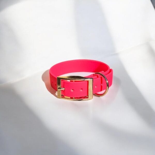 stroberi neon pink midi antkaklis